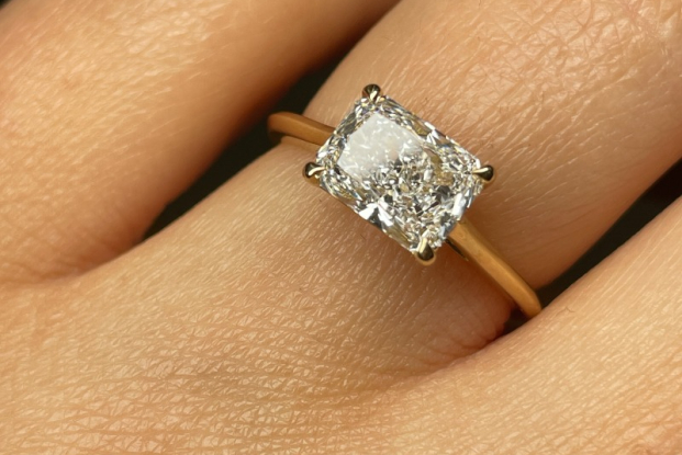 East West Engagement Rings